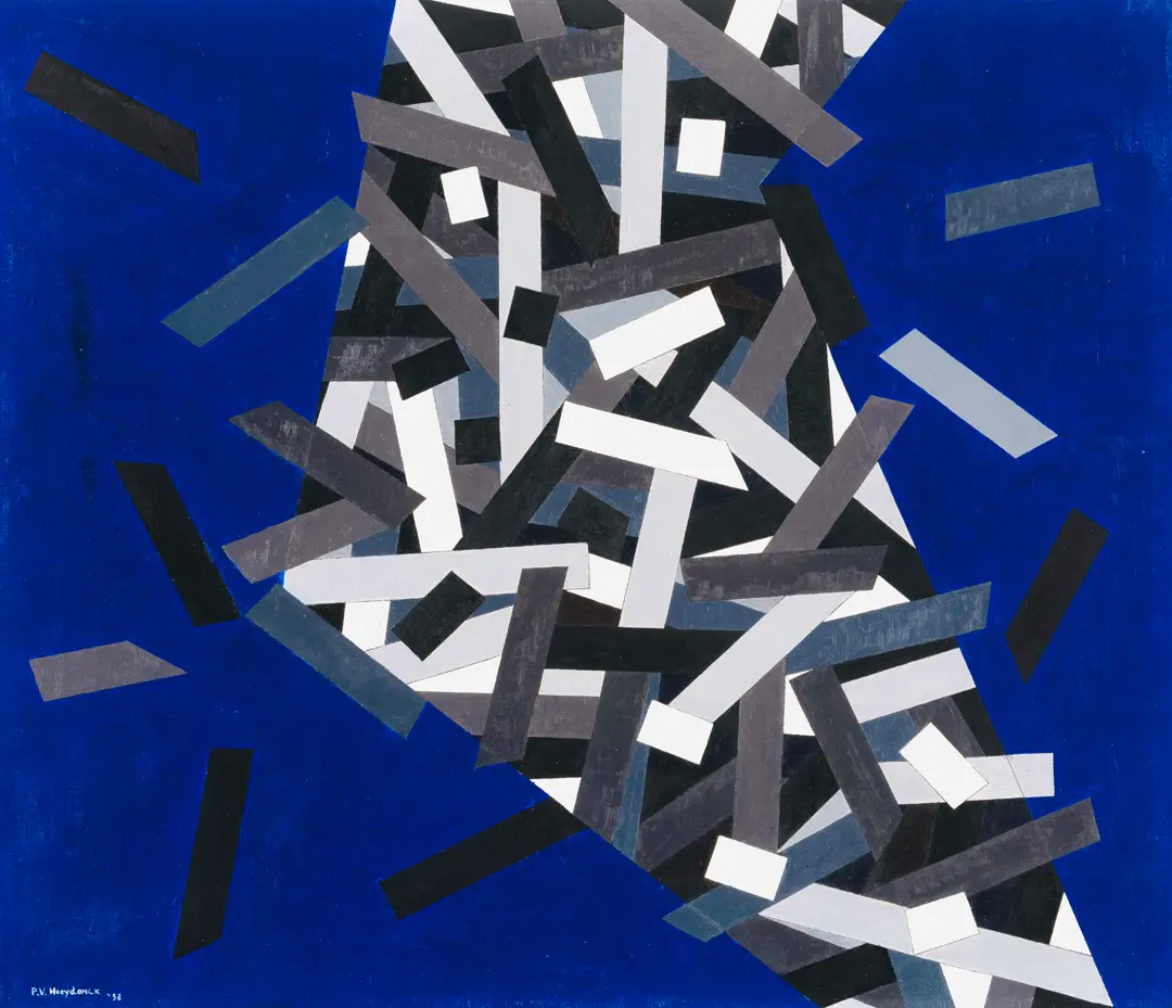 Composition Abstraite by Paul Van Hoeydonck