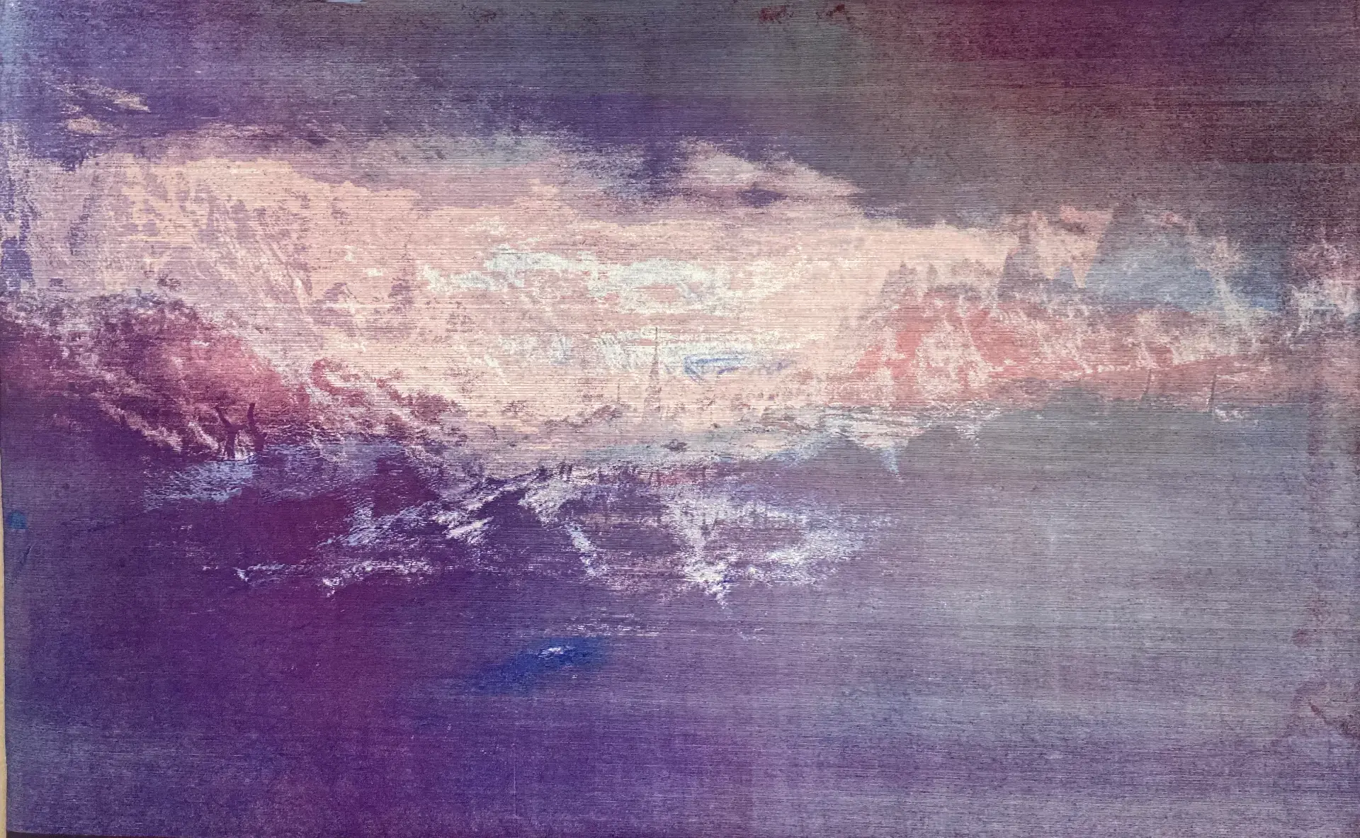 Untethered Dreamscape in purple by Elia Vanderheyden