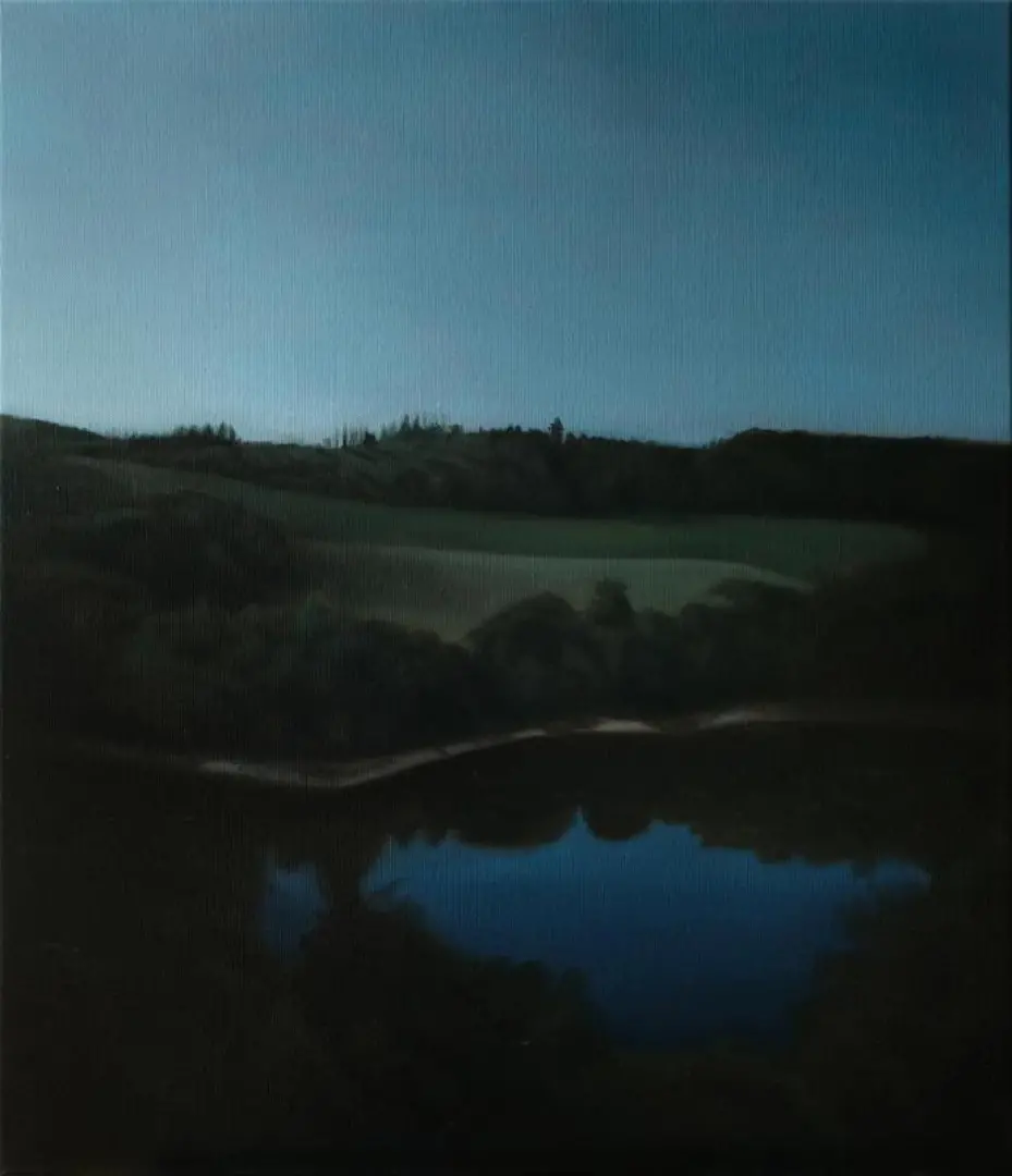 Silverblue Landscape by Anne Mélan