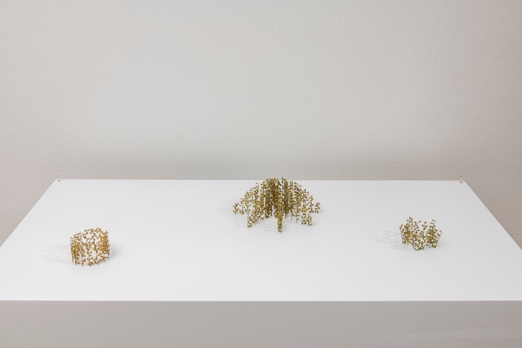 Small cylinder, parabolic shape, small pentagon by Christiane Löhr