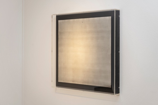 Bemalter Spiegel / transparent black by Christian Megert